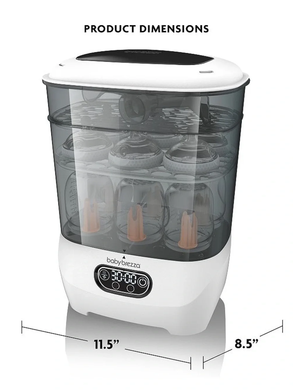 Baby Brezza Kids Accessories Sterilizer Lid in Sage Green